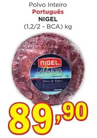 Supermercados Mundial Polvo Inteiro Português NIGEL (1,2/2 - BCA) kg oferta