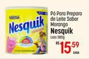Pó Para Preparo de Leite Sabor Morango Nesquik Loto 380g