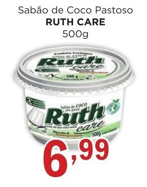 Supermercados Mundial Sabão de Coco Pastoso RUTH CARE 500g oferta