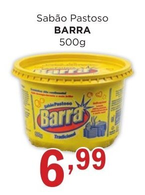 Supermercados Mundial Sabão Pastoso BARRA 500g oferta