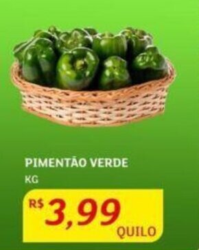 Assaí Atacadista PIMENTÃO VERDE KG oferta
