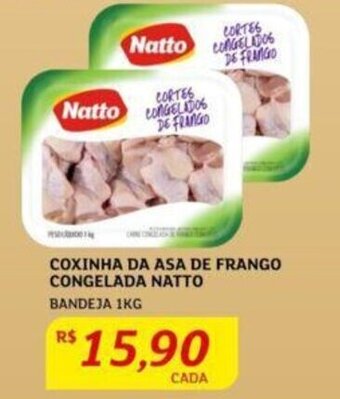 Assaí Atacadista COXINHA DA ASA DE FRANGO CONGELADA NATTO BANDEJA 1KG oferta