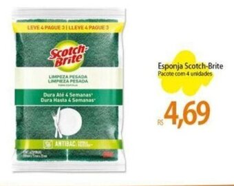 Atacadão Esponja Scotch-Brite Pacote com 4 unidades oferta