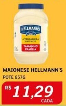 Assaí Atacadista MAIONESE HELLMANN'S POTE 657G oferta