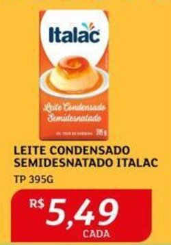 Assaí Atacadista LEITE CONDENSADO SEMIDESNATADO ITALAC TP 395G oferta