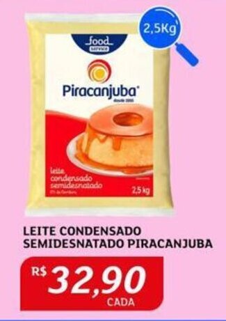 Assaí Atacadista LEITE CONDENSADO SEMIDESNATADO PIRACANJUBA 2,5Kg oferta