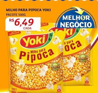 Assaí Atacadista MILHO PARA PIPOCA YOKI PACOTE 500G oferta