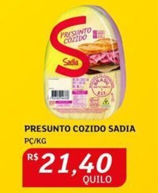 PRESUNTO COZIDO SADIA PC/KG