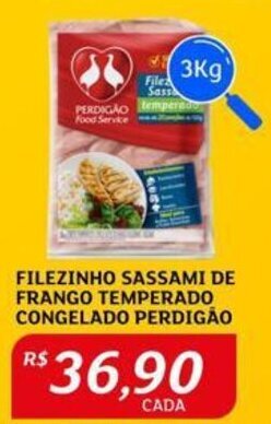 Assaí Atacadista FILEZINHO SASSAMI DE FRANGO TEMPERADO CONGELADO PERDIGÃO oferta