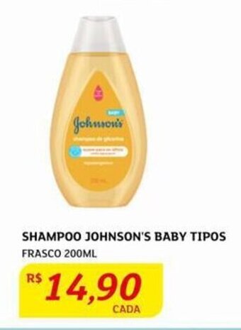 Assaí Atacadista SHAMPOO JOHNSON'S BABY TIPOS FRASCO 200ML oferta