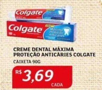 Assaí Atacadista CREME DENTAL MÁXIMA PROTEÇÃO ANTICARIES COLGATE CAIXETA 90G oferta
