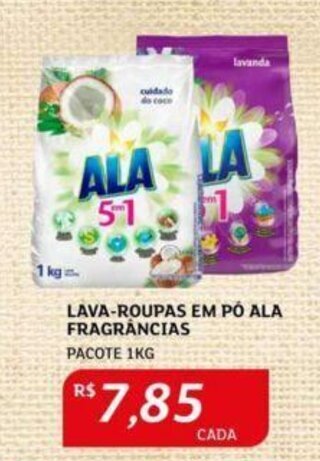 Assaí Atacadista LAVA-ROUPAS EM PÓ ALA FRAGRÂNCIAS PACOTE 1KG oferta