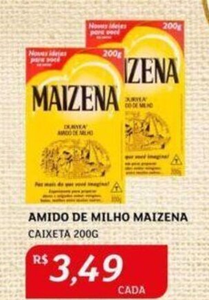 Assaí Atacadista AMIDO DE MILHO MAIZENA CAIXETA 200G oferta