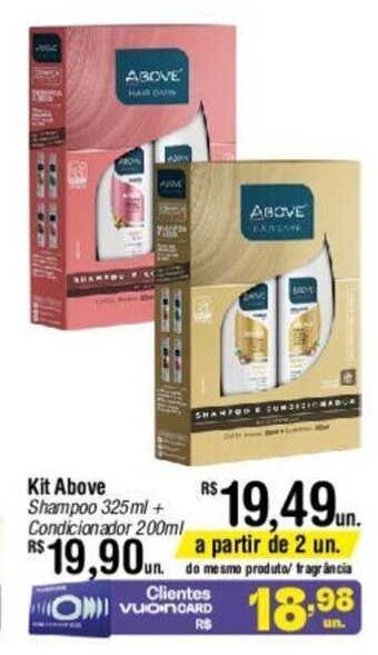 Fort Atacadista Kit Above Shampoo 325ml + Condicionador 200ml oferta