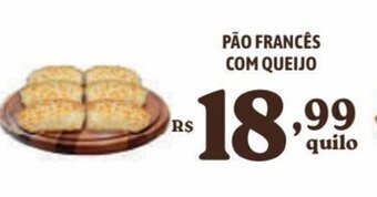 Bahamas Supermercados PÃO FRANCÊS COM QUEIJO oferta