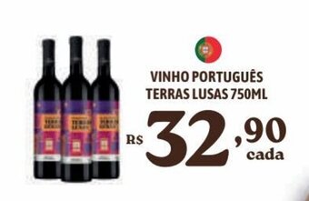 Bahamas Supermercados VINHO PORTUGUÊS TERRAS LUSAS 750ML oferta