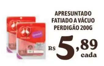 Bahamas Supermercados APRESUNTADO FATIADO A VÁCUO PERDIGÃO 200G oferta