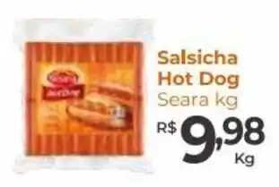 Supermercados Real Salsicha Hot Dog Seara kg oferta