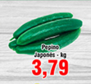 Shibata Supermercados Pepino Japones 1kg oferta