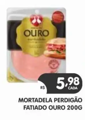 Supermercados Real MORTADELA PERDIGÃO FATIADO OURO 200G oferta