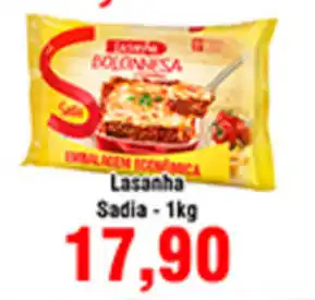 Shibata Supermercados Lasanha Sadia 1kg oferta