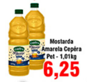 Shibata Supermercados Mostarda Amarela Cepera Pet 1.01kg oferta