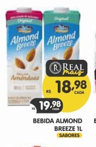 Supermercados Real BEBIDA ALMOND BEBIDA LÁCTEA PIRACANJUBA 23G WHEY 250ML oferta