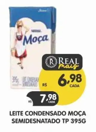 Supermercados Real LEITE CONDENSADO MOÇA SEMIDESNATADO TP 395G oferta
