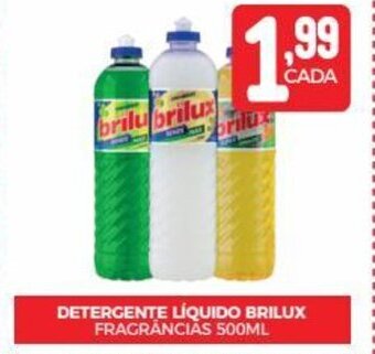 Fort Atacadista DETERGENTE LÍQUIDO BRILUX FRAGRÂNCIAS 500ML oferta