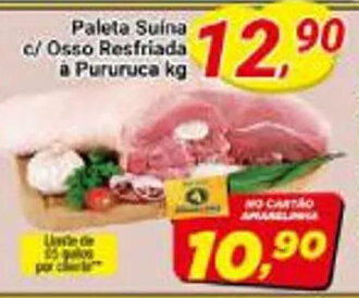 Paleta Suína c/ Osso Resfriada à Pururuca kg