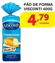 Roldão Pão de forma visconti 400g oferta