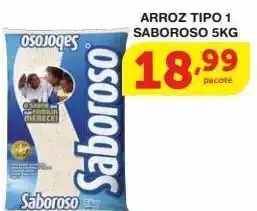 Arroz tipo 1 saboroso 5kg