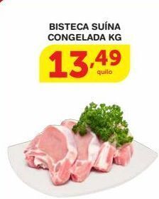 Roldão Bisteca suina congelada kg oferta