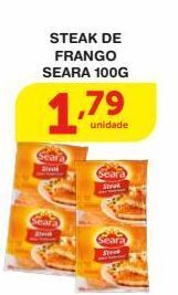 Roldão Steak de frango seara 100g oferta