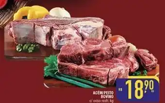 Mercantil Rodrigues Acém peito bovino kg oferta