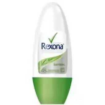 Desodorante antitranspirante rexona fem roll on bamboo & aloe vera 50ml