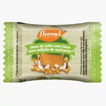 Doce de leite c/ coco flormel 20g zero açúcar