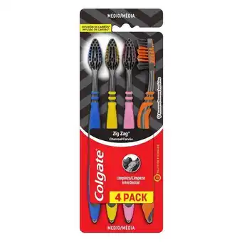 D'avó Supermercado Escova dental colgate carvao zig zag c/4 oferta