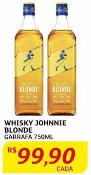 Assaí Atacadista WHISKY JOHNNIE BLONDE GARRAFA 750ML oferta