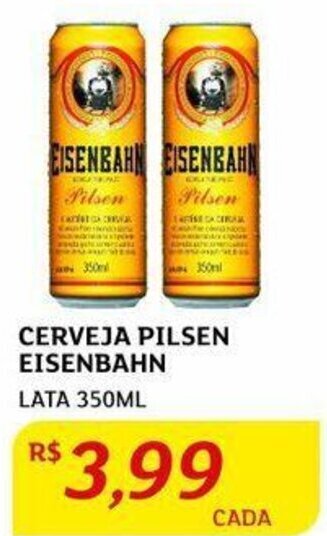 Assaí Atacadista CERVEJA PILSEN EISENBAHN LATA 350ML oferta