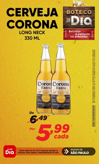 Dia CERVEJA CORONA LONG NECK 330 ML oferta