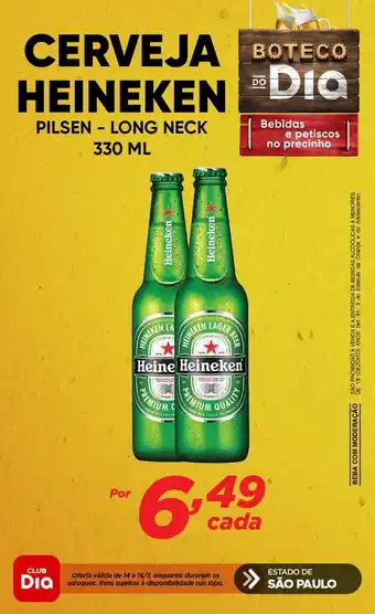 Dia CERVEJA HEINEKEN PILSEN LONG NECK 330 ML oferta