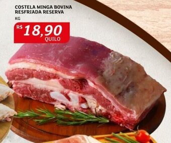 Assaí Atacadista COSTELA MINGA BOVINA RESFRIADA RESERVA KG oferta