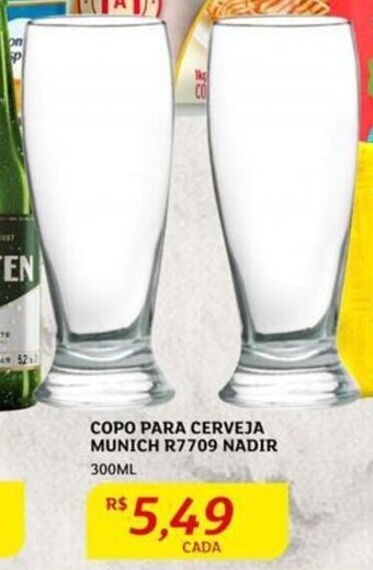 Assaí Atacadista COPO PARA CERVEJA MUNICH R7709 NADIR 300ML oferta