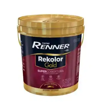 Tumelero Tinta rekolor gold supercobertura branco 16l renner oferta