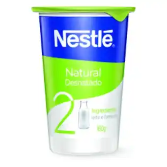 Iogurte nestlé natural desnatado pt 160 g