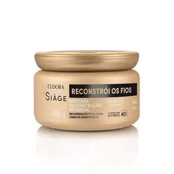 Máscara capilar eudora siàge reconstrói os fios 250g