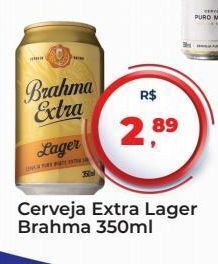 Tonin Superatacado Cerveja extra lager brahma 350ml oferta