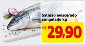 Mercado Extra Salmao Eviscerado congelado 1kg oferta