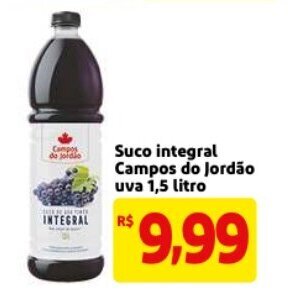 Mercado Extra Suco Integral Campos do Jordao uva 1.5L oferta